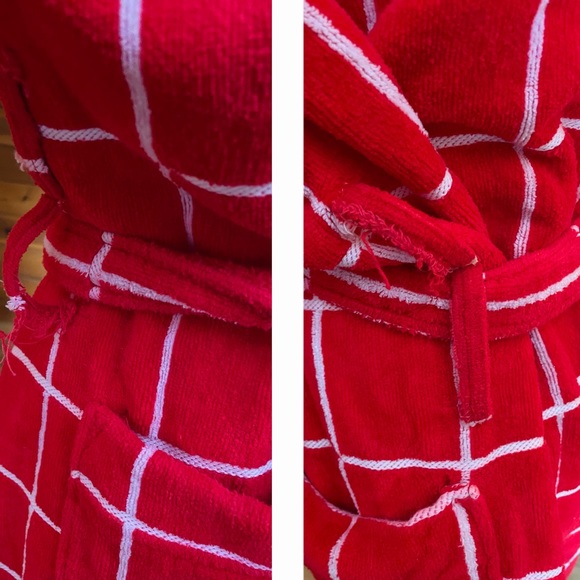 Vtg John Weitz Heavyweight Towel Bath Robe - Picture 4 of 5